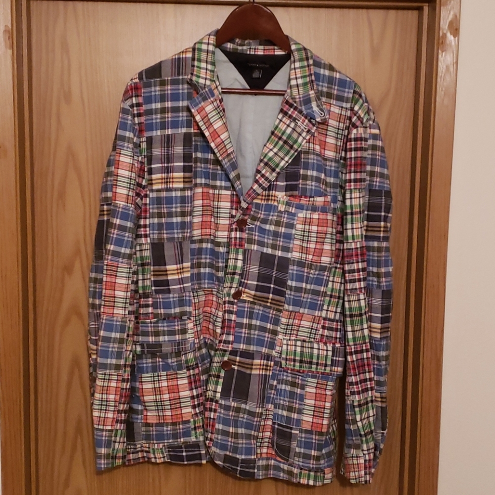 TOMMY HILFIGER Plaid Blazer